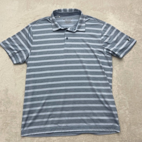 Under Armour Other - Under Armour The Playoff Polo Shirt Mens Extra Large XL Gray Golf Lightweight